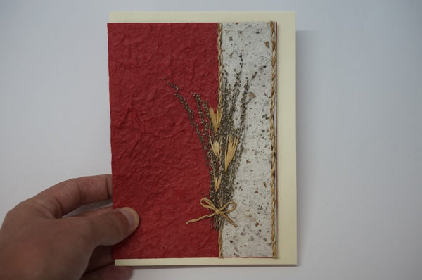 Red Wheat and Two Cords Hands On