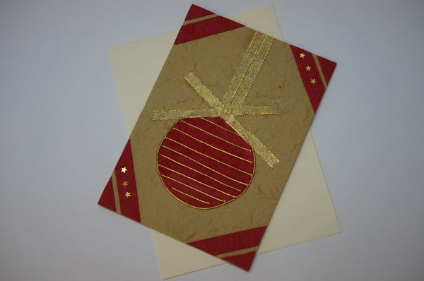 Ball with Golden Bow Fancy