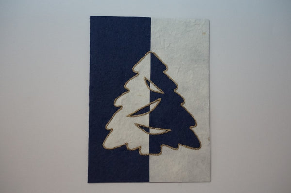 Tree Blue and White Standard