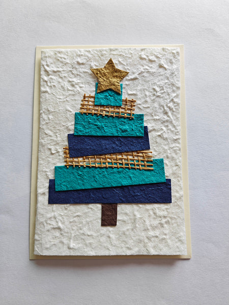 Christmas Tree Turquise and Blue (267)