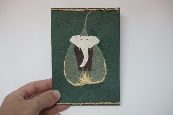 Elephant Leaf Green Hands On