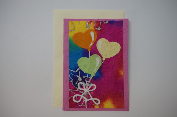 Birthday Colored Balloons Envelope