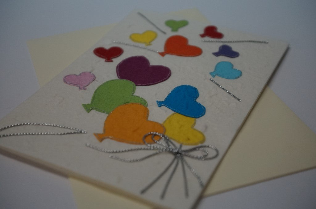 Various Colored Balloons Close Up