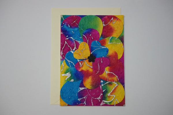 Multi Color Flowers Envelope
