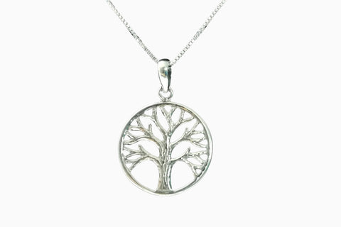Tree of Life (encircled) - 925 Sterling Silver